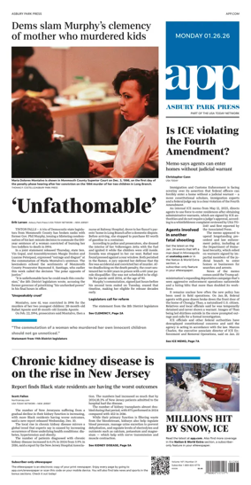 Cover of Asbury Park Press