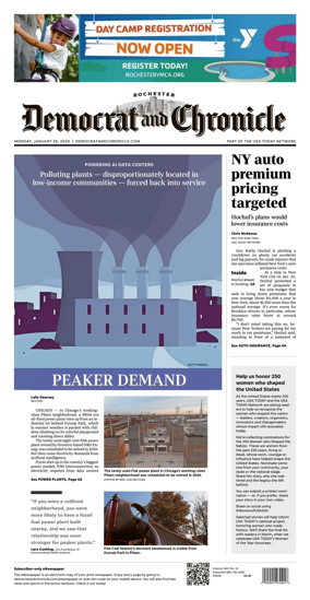 Cover of Democrat and Chronicle