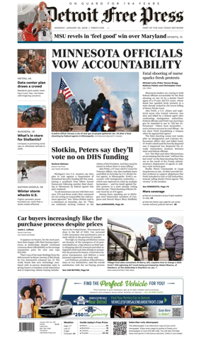 Cover of Detroit Free Press