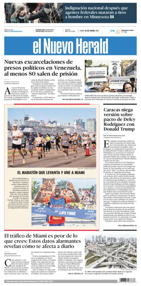 Cover of El Nuevo Herald