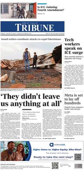 Cover of Great Falls Tribune