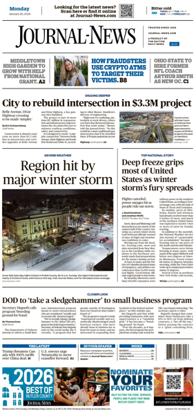 Cover of Hamilton Journal News