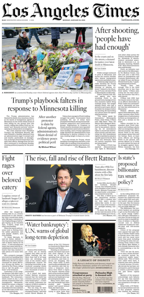 Cover of Los Angeles Times