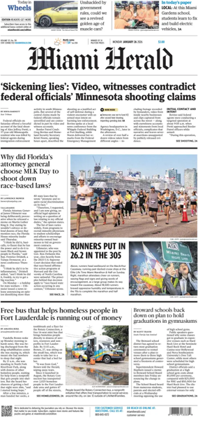 Cover of Miami Herald