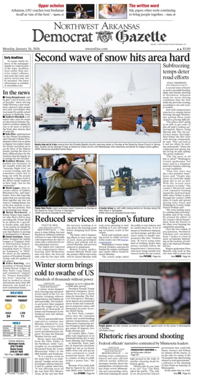 Cover of Northwest Arkansas Democrat-Gazette