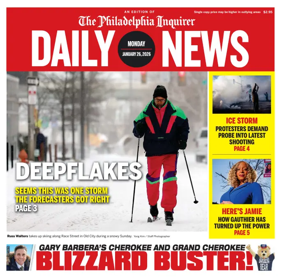 Cover of Philadelphia Daily News