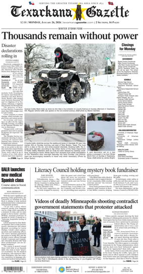 Cover of Texarkana Gazette