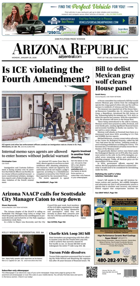 Cover of The Arizona Republic