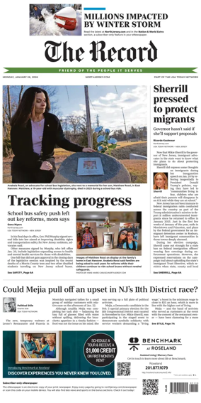 Cover of The Bergen Record