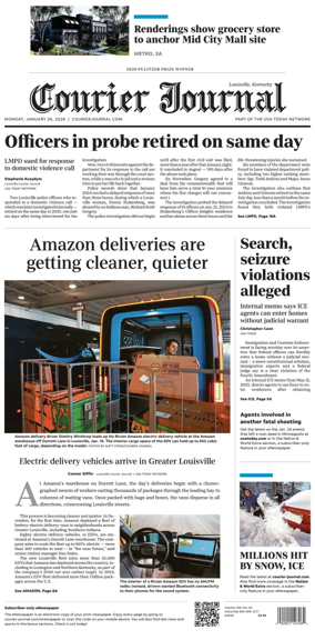 Cover of The Courier-Journal (Louisville)