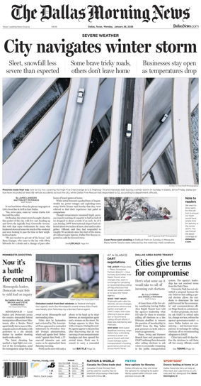 Cover of The Dallas Morning News