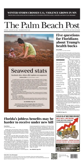 Cover of The Palm Beach Post