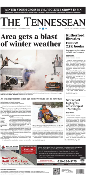 Cover of The Tennessean