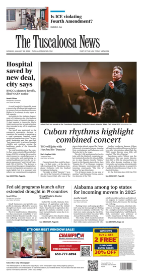 Cover of The Tuscaloosa News