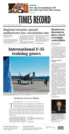 Cover of Times Record (Ft. Smith Southwest)