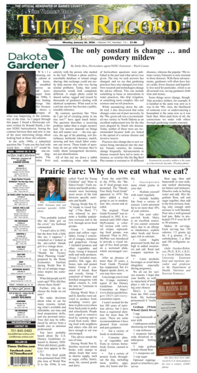 Cover of Valley City Times-Record