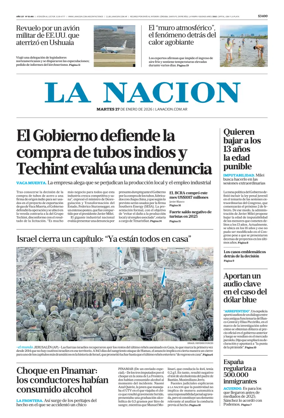 Cover of La Nacion