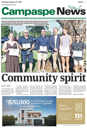 Cover of Campaspe News