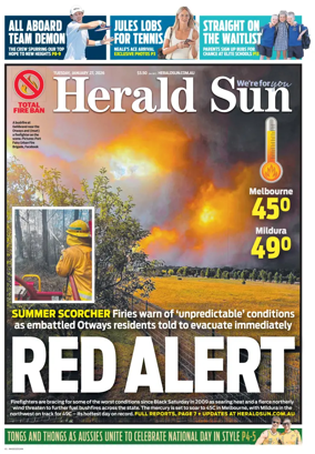 Cover of Herald Sun