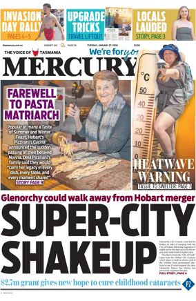 Cover of Mercury (Hobart)