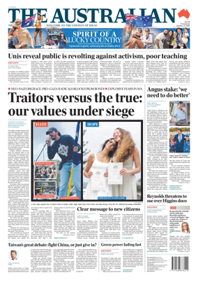 Cover of The Australian