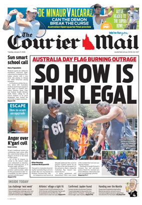 Cover of The Courier-Mail