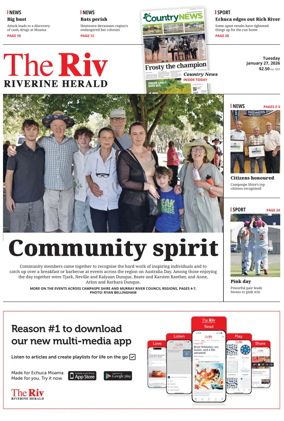 Cover of The Riverine Herald