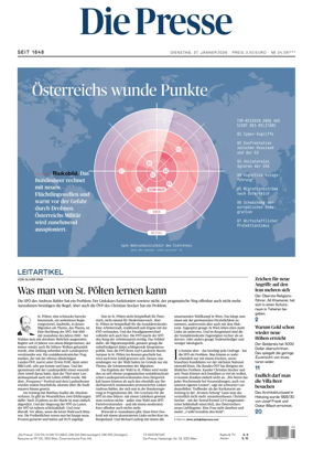 Cover of Die Presse