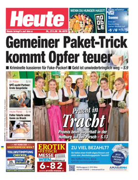 Cover of Heute - Niederosterreich Ausgabe