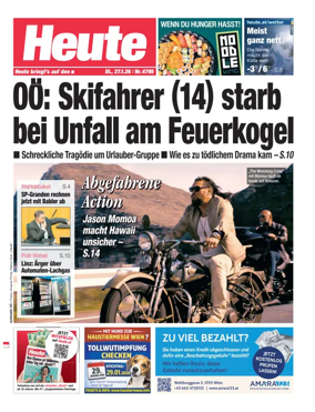 Cover of Heute - Oberosterreich Ausgabe