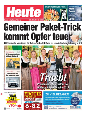 Cover of Heute - Wien Ausgabe