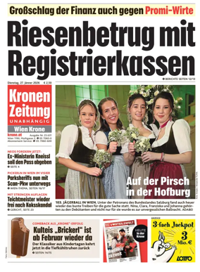 Cover of Kronen Zeitung