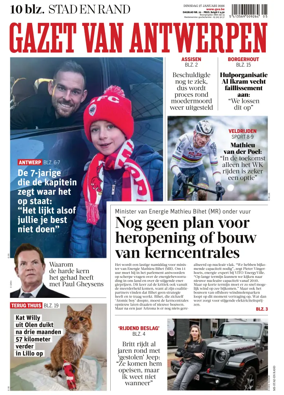 Cover of Gazet van Antwerpen Stad en Rand