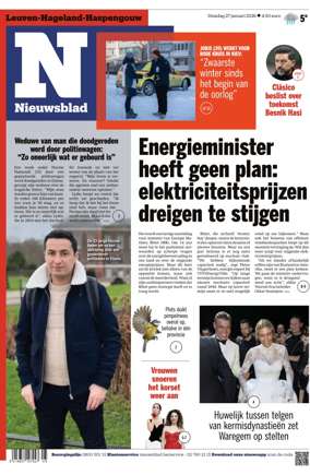 Cover of Het Nieuwsblad