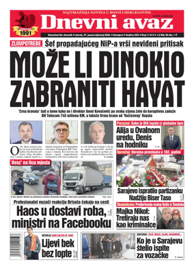 Cover of Dnevni avaz