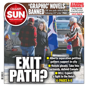 Cover of Calgary Sun