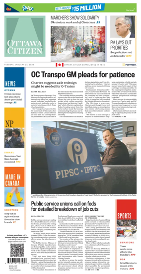 Cover of Ottawa Citizen