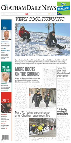 Cover of The Chatham Daily News