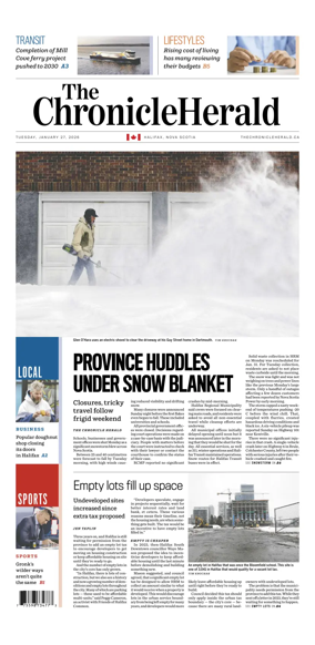 Cover of The Chronicle Herald (Metro)