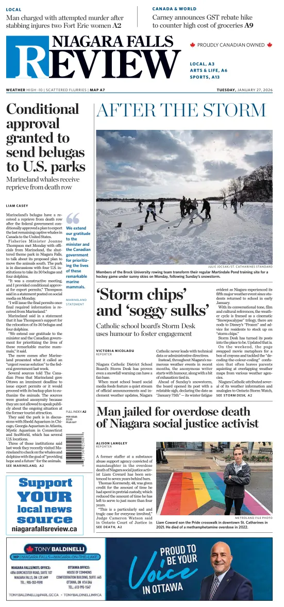 Cover of The Niagara Falls Review