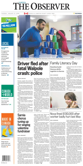 Cover of The Observer (Sarnia)