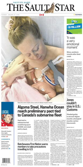 Cover of The Sault Star
