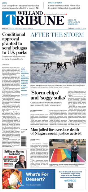 Cover of The Welland Tribune