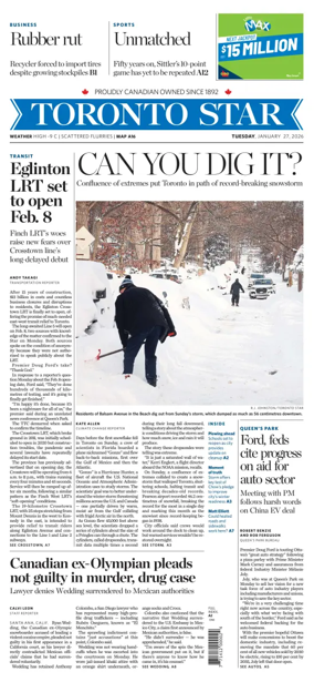 Cover of Toronto Star