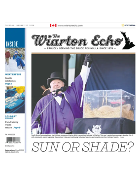 Cover of Wiarton Echo