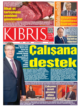 Cover of Kibris Gazetesi
