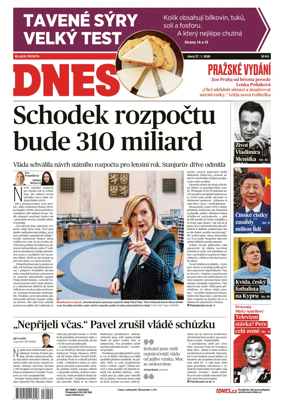 Cover of Dnes Prague Edition