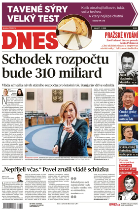 Cover of MF DNES