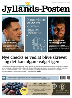 Cover of Jyllands-Posten