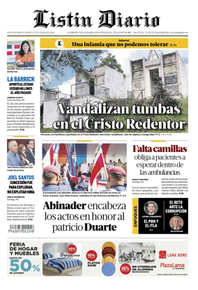 Cover of Listin Diario